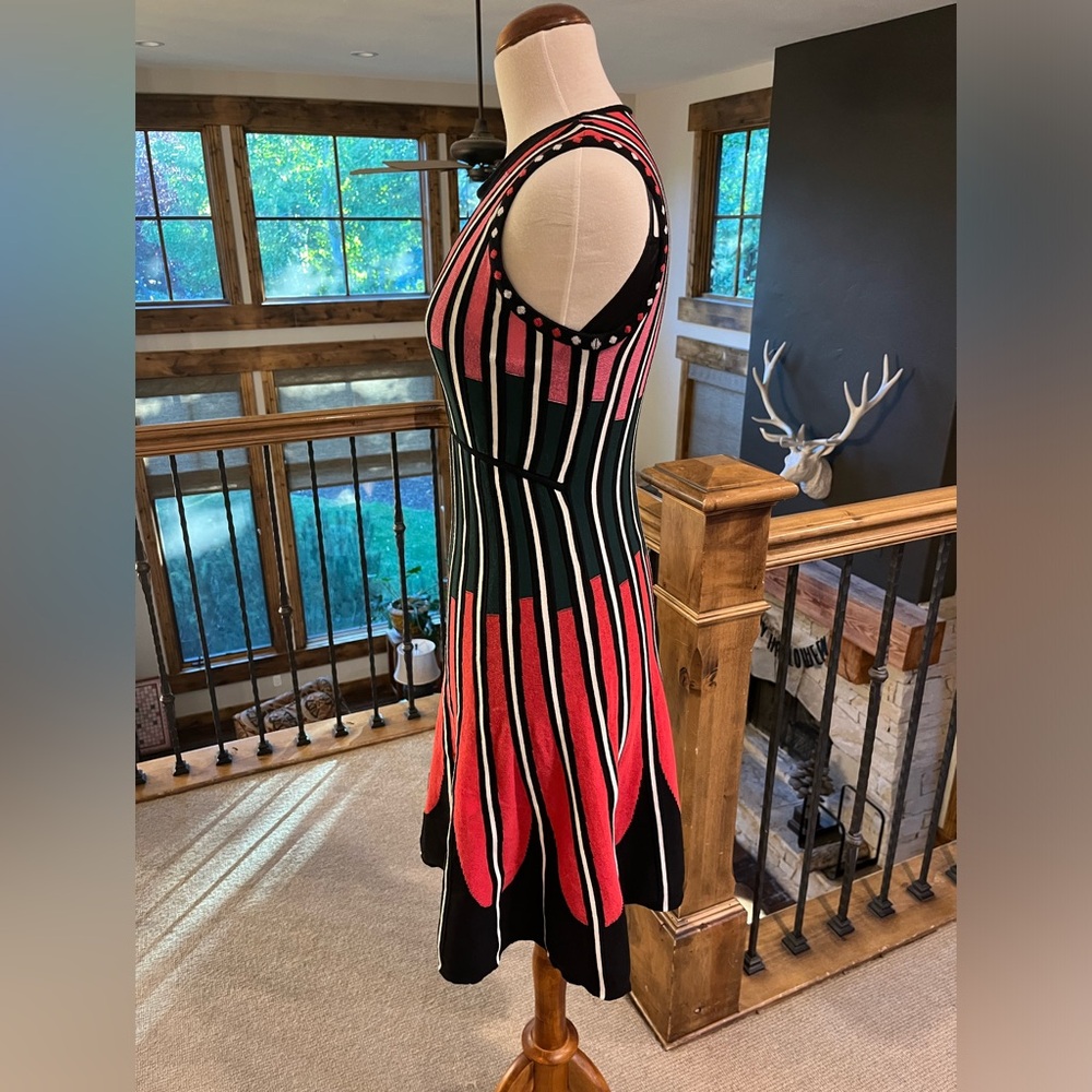 Missoni Valentino Sweater Dress Sz EU 40 or 4 S Striped Lined - Picture 2 of 5